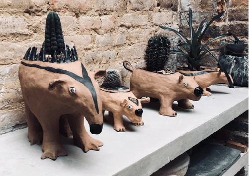 animales en ceramica